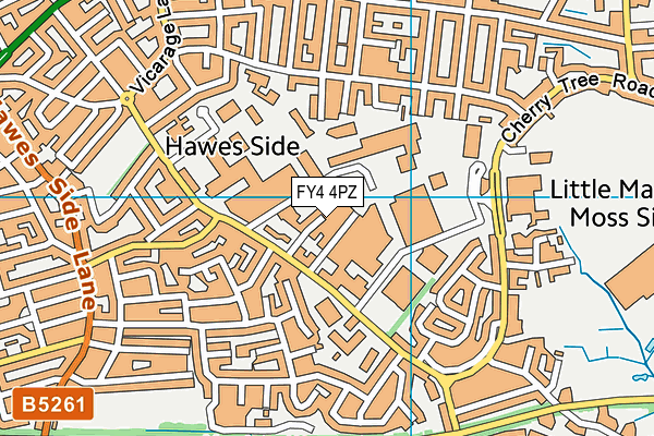 FY4 4PZ map - OS VectorMap District (Ordnance Survey) FY4 4PZ map - OS VectorMap District (Ordnance Survey)