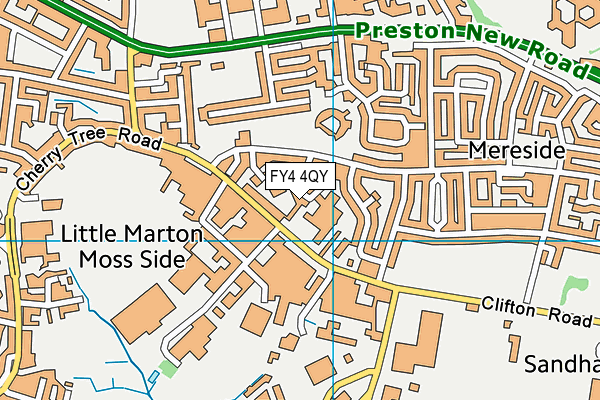 FY4 4QY map - OS VectorMap District (Ordnance Survey) FY4 4QY map - OS VectorMap District (Ordnance Survey)