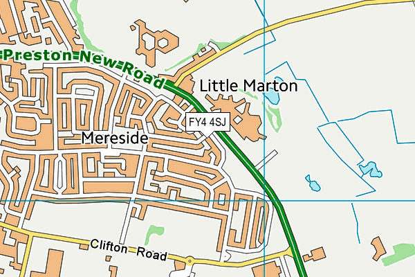 FY4 4SJ map - OS VectorMap District (Ordnance Survey) FY4 4SJ map - OS VectorMap District (Ordnance Survey)