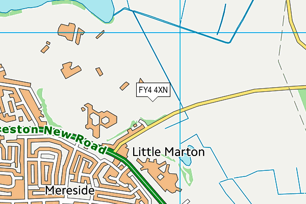 FY4 4XN map - OS VectorMap District (Ordnance Survey) FY4 4XN map - OS VectorMap District (Ordnance Survey)
