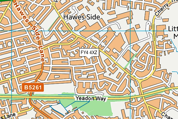 FY4 4XZ map - OS VectorMap District (Ordnance Survey) FY4 4XZ map - OS VectorMap District (Ordnance Survey)