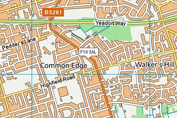 FY4 5AL map - OS VectorMap District (Ordnance Survey) FY4 5AL map - OS VectorMap District (Ordnance Survey)