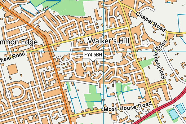 FY4 5BH map - OS VectorMap District (Ordnance Survey) FY4 5BH map - OS VectorMap District (Ordnance Survey)