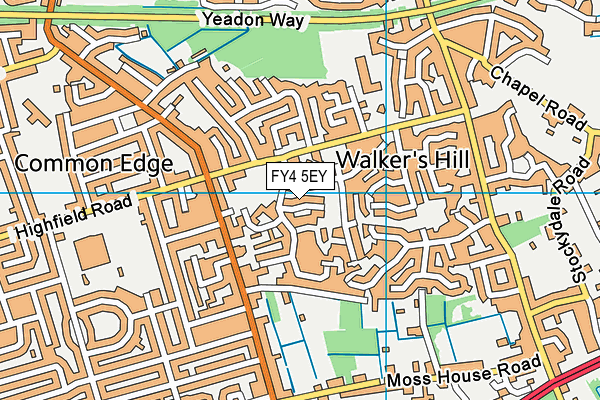 FY4 5EY map - OS VectorMap District (Ordnance Survey) FY4 5EY map - OS VectorMap District (Ordnance Survey)