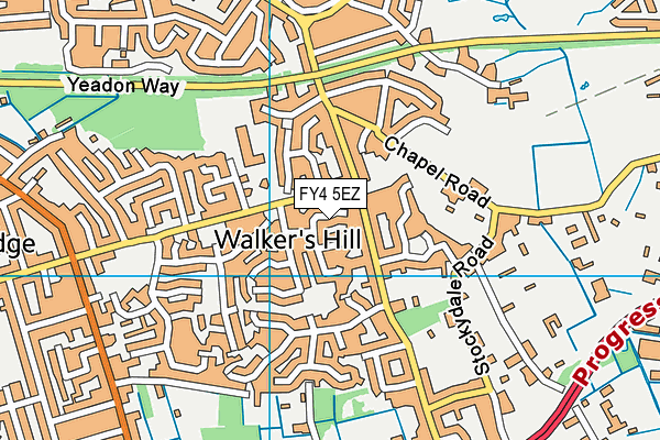 FY4 5EZ map - OS VectorMap District (Ordnance Survey) FY4 5EZ map - OS VectorMap District (Ordnance Survey)