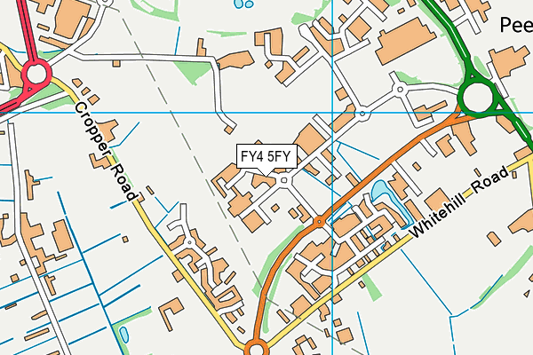 FY4 5FY map - OS VectorMap District (Ordnance Survey) FY4 5FY map - OS VectorMap District (Ordnance Survey)