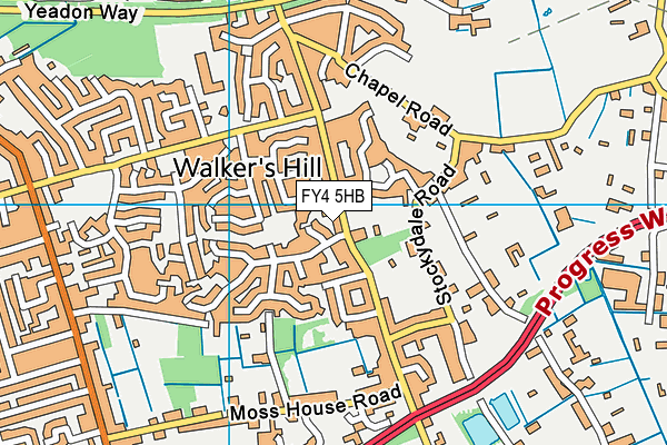 FY4 5HB map - OS VectorMap District (Ordnance Survey) FY4 5HB map - OS VectorMap District (Ordnance Survey)