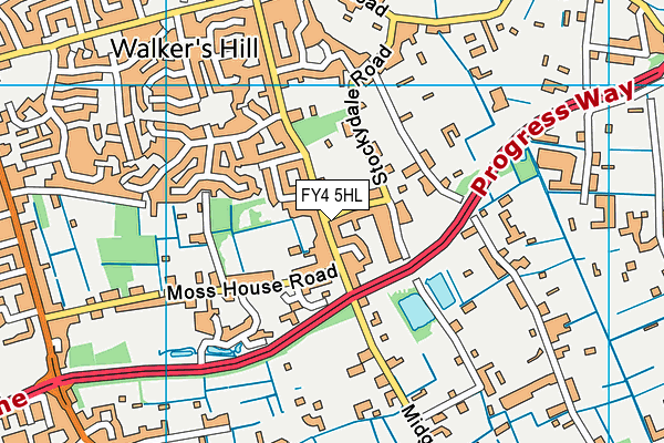 FY4 5HL map - OS VectorMap District (Ordnance Survey) FY4 5HL map - OS VectorMap District (Ordnance Survey)