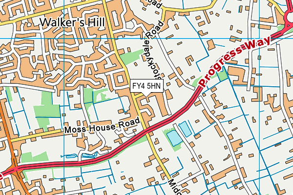 FY4 5HN map - OS VectorMap District (Ordnance Survey) FY4 5HN map - OS VectorMap District (Ordnance Survey)