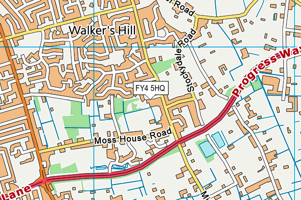 FY4 5HQ map - OS VectorMap District (Ordnance Survey) FY4 5HQ map - OS VectorMap District (Ordnance Survey)