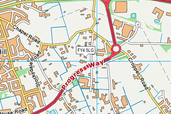 FY4 5LG map - OS VectorMap District (Ordnance Survey) FY4 5LG map - OS VectorMap District (Ordnance Survey)