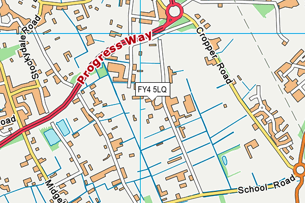 FY4 5LQ map - OS VectorMap District (Ordnance Survey) FY4 5LQ map - OS VectorMap District (Ordnance Survey)