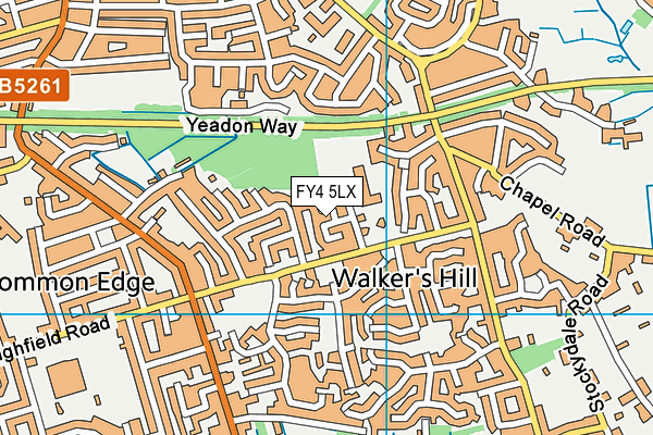 FY4 5LX map - OS VectorMap District (Ordnance Survey) FY4 5LX map - OS VectorMap District (Ordnance Survey)