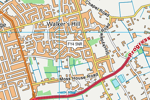 FY4 5NR map - OS VectorMap District (Ordnance Survey) FY4 5NR map - OS VectorMap District (Ordnance Survey)