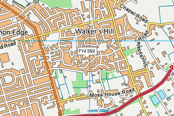 FY4 5NX map - OS VectorMap District (Ordnance Survey) FY4 5NX map - OS VectorMap District (Ordnance Survey)