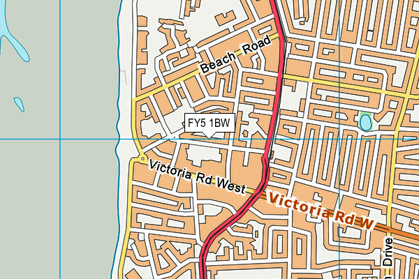 FY5 1BW map - OS VectorMap District (Ordnance Survey) FY5 1BW map - OS VectorMap District (Ordnance Survey)