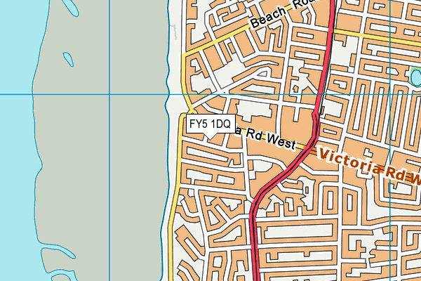 FY5 1DQ map - OS VectorMap District (Ordnance Survey) FY5 1DQ map - OS VectorMap District (Ordnance Survey)