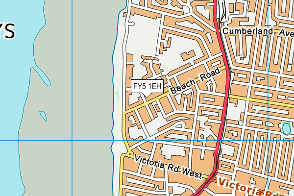 FY5 1EH map - OS VectorMap District (Ordnance Survey) FY5 1EH map - OS VectorMap District (Ordnance Survey)