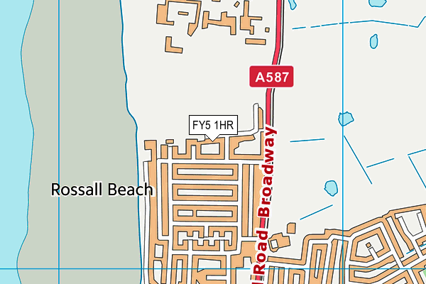 FY5 1HR map - OS VectorMap District (Ordnance Survey) FY5 1HR map - OS VectorMap District (Ordnance Survey)
