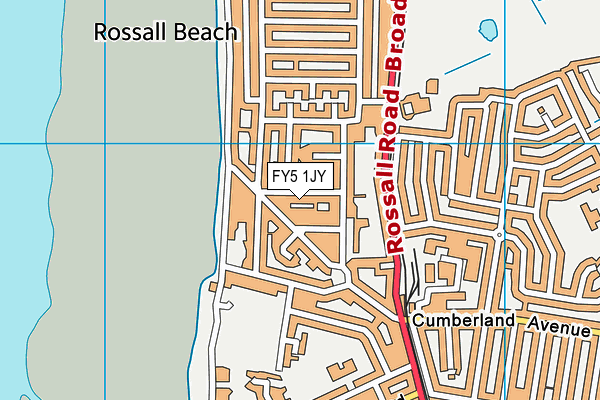 FY5 1JY map - OS VectorMap District (Ordnance Survey) FY5 1JY map - OS VectorMap District (Ordnance Survey)