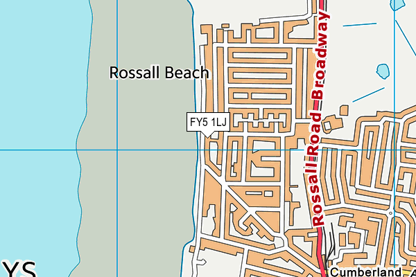 FY5 1LJ map - OS VectorMap District (Ordnance Survey) FY5 1LJ map - OS VectorMap District (Ordnance Survey)