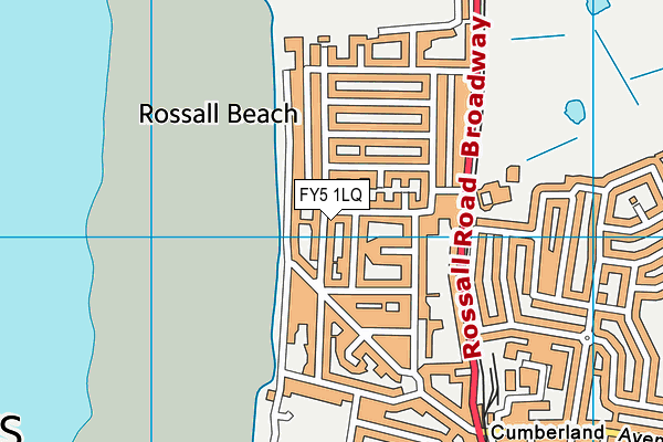 FY5 1LQ map - OS VectorMap District (Ordnance Survey) FY5 1LQ map - OS VectorMap District (Ordnance Survey)