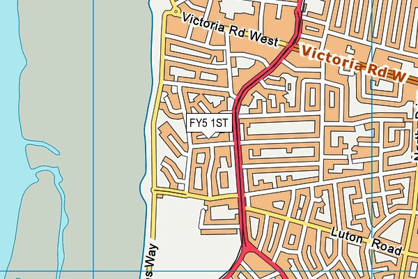 FY5 1ST map - OS VectorMap District (Ordnance Survey) FY5 1ST map - OS VectorMap District (Ordnance Survey)
