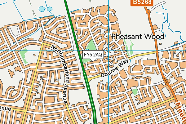 FY5 2AQ map - OS VectorMap District (Ordnance Survey) FY5 2AQ map - OS VectorMap District (Ordnance Survey)