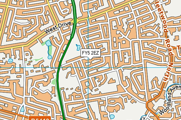 FY5 2EZ map - OS VectorMap District (Ordnance Survey) FY5 2EZ map - OS VectorMap District (Ordnance Survey)