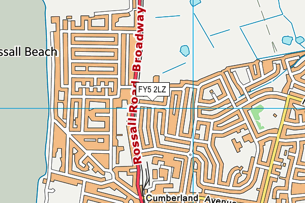 FY5 2LZ map - OS VectorMap District (Ordnance Survey) FY5 2LZ map - OS VectorMap District (Ordnance Survey)