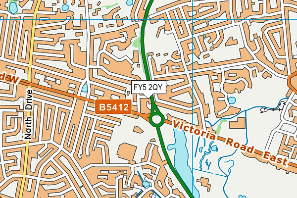 FY5 2QY map - OS VectorMap District (Ordnance Survey) FY5 2QY map - OS VectorMap District (Ordnance Survey)