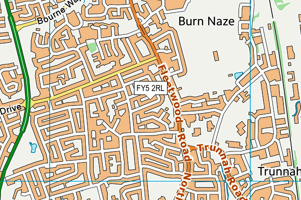 FY5 2RL map - OS VectorMap District (Ordnance Survey) FY5 2RL map - OS VectorMap District (Ordnance Survey)