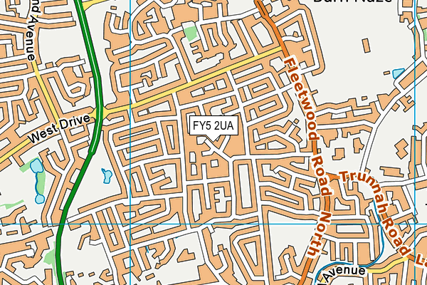 FY5 2UA map - OS VectorMap District (Ordnance Survey) FY5 2UA map - OS VectorMap District (Ordnance Survey)