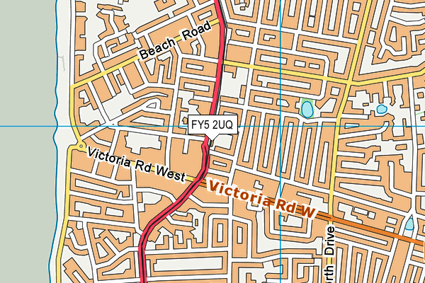 FY5 2UQ map - OS VectorMap District (Ordnance Survey) FY5 2UQ map - OS VectorMap District (Ordnance Survey)