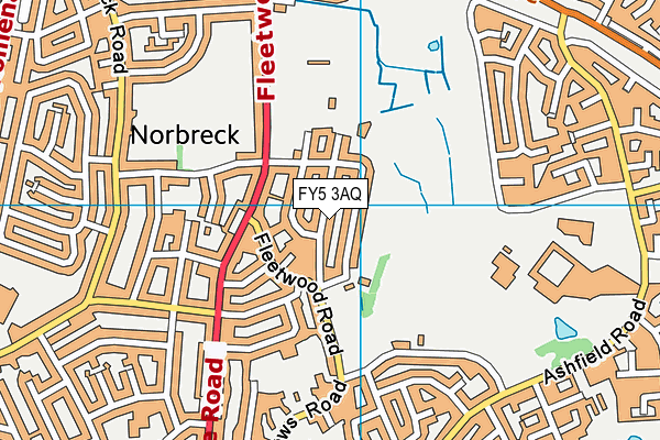 FY5 3AQ map - OS VectorMap District (Ordnance Survey) FY5 3AQ map - OS VectorMap District (Ordnance Survey)