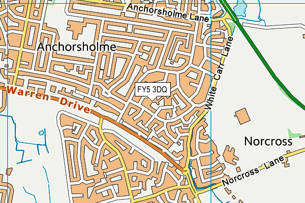 FY5 3DQ map - OS VectorMap District (Ordnance Survey) FY5 3DQ map - OS VectorMap District (Ordnance Survey)
