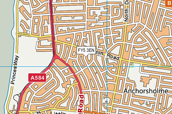 FY5 3EN map - OS VectorMap District (Ordnance Survey) FY5 3EN map - OS VectorMap District (Ordnance Survey)