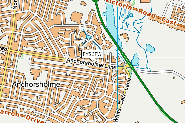 FY5 3FW map - OS VectorMap District (Ordnance Survey) FY5 3FW map - OS VectorMap District (Ordnance Survey)