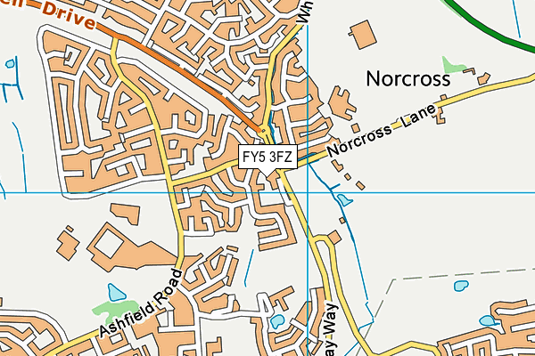 FY5 3FZ map - OS VectorMap District (Ordnance Survey) FY5 3FZ map - OS VectorMap District (Ordnance Survey)