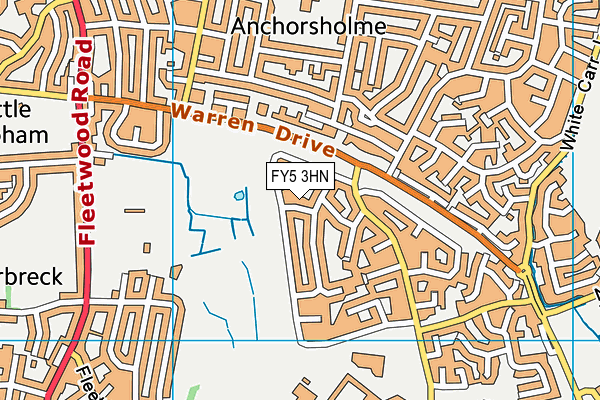 FY5 3HN map - OS VectorMap District (Ordnance Survey) FY5 3HN map - OS VectorMap District (Ordnance Survey)