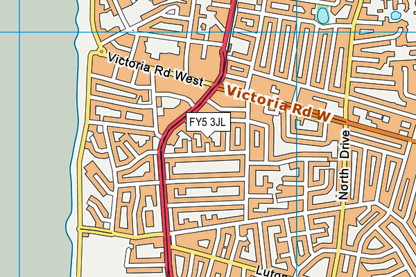FY5 3JL map - OS VectorMap District (Ordnance Survey) FY5 3JL map - OS VectorMap District (Ordnance Survey)