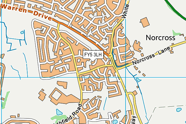 FY5 3LH map - OS VectorMap District (Ordnance Survey) FY5 3LH map - OS VectorMap District (Ordnance Survey)