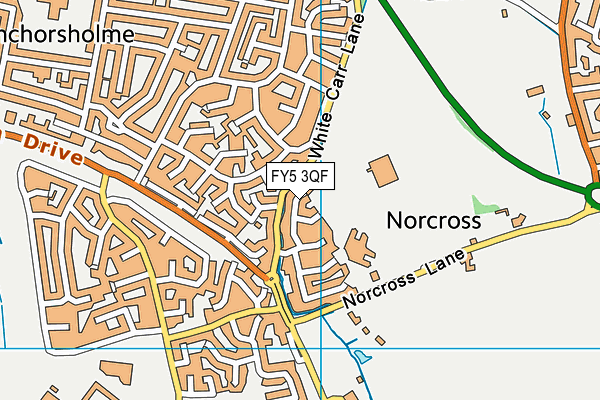 FY5 3QF map - OS VectorMap District (Ordnance Survey) FY5 3QF map - OS VectorMap District (Ordnance Survey)