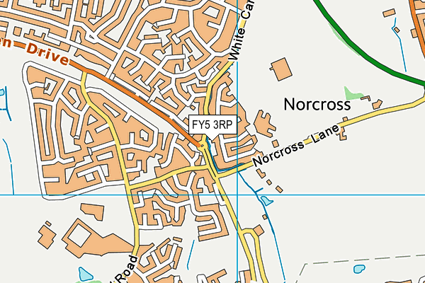 FY5 3RP map - OS VectorMap District (Ordnance Survey) FY5 3RP map - OS VectorMap District (Ordnance Survey)