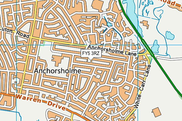 FY5 3RZ map - OS VectorMap District (Ordnance Survey) FY5 3RZ map - OS VectorMap District (Ordnance Survey)