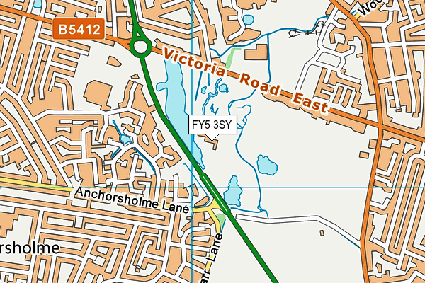 FY5 3SY map - OS VectorMap District (Ordnance Survey) FY5 3SY map - OS VectorMap District (Ordnance Survey)