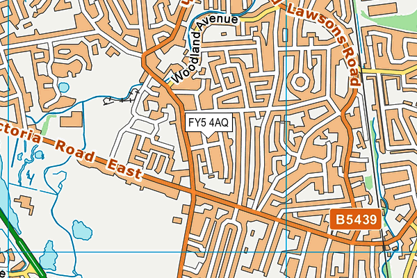 FY5 4AQ map - OS VectorMap District (Ordnance Survey) FY5 4AQ map - OS VectorMap District (Ordnance Survey)