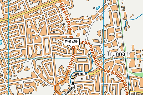 FY5 4BH map - OS VectorMap District (Ordnance Survey) FY5 4BH map - OS VectorMap District (Ordnance Survey)