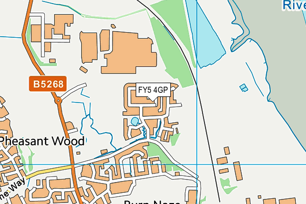 FY5 4GP map - OS VectorMap District (Ordnance Survey) FY5 4GP map - OS VectorMap District (Ordnance Survey)