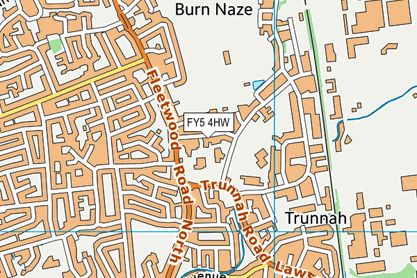 FY5 4HW map - OS VectorMap District (Ordnance Survey) FY5 4HW map - OS VectorMap District (Ordnance Survey)